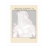 Idealised Portrait of a Young Woman as Flora – Bartolomeo Veneto (ascii art)  (Print Only) thumbnail