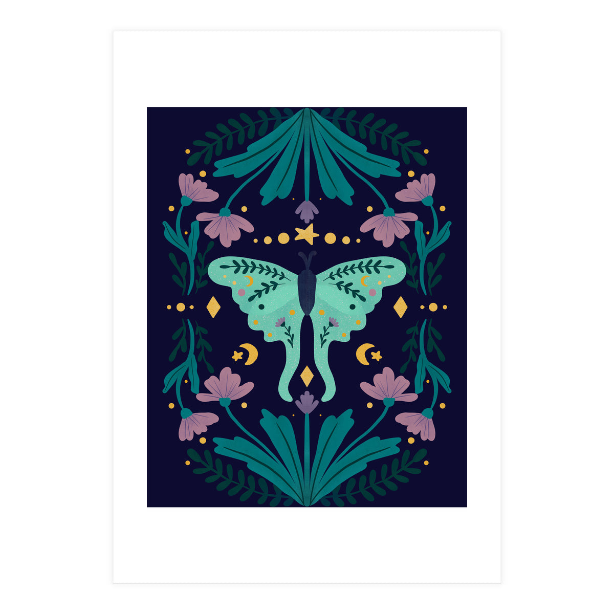 Mystical Series – Luna Moth (Print Only)