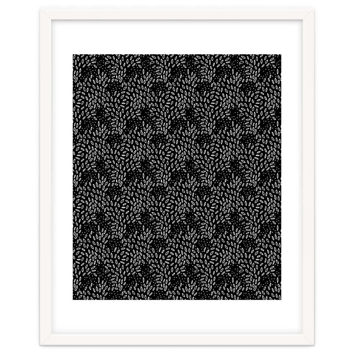 Black Floral Pattern