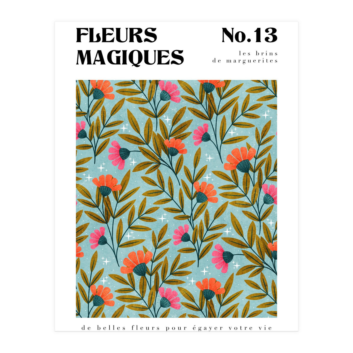 Magical Flowers No.13 Daisy Sprigs (Print Only)