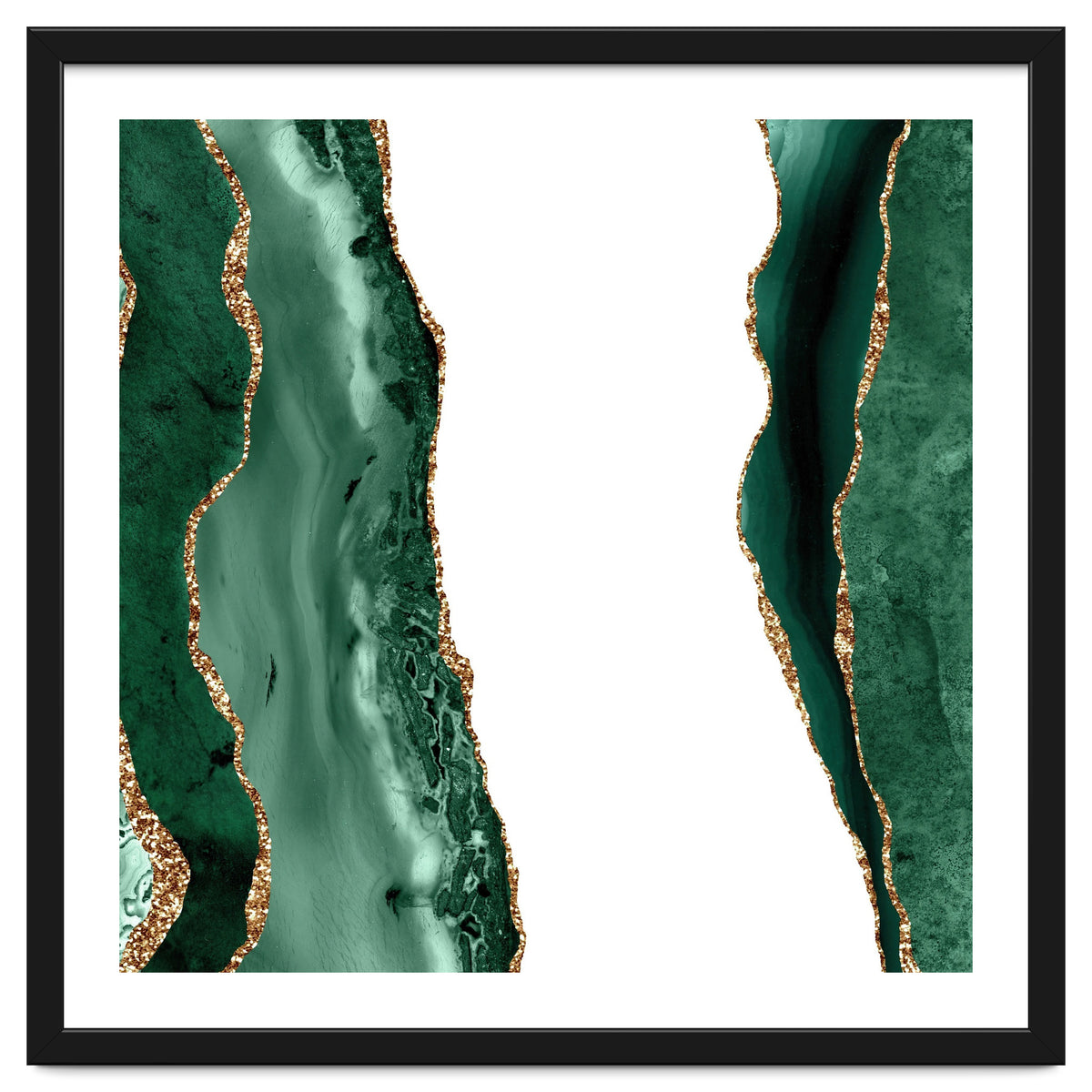 Emerald & Gold Agate Texture 14