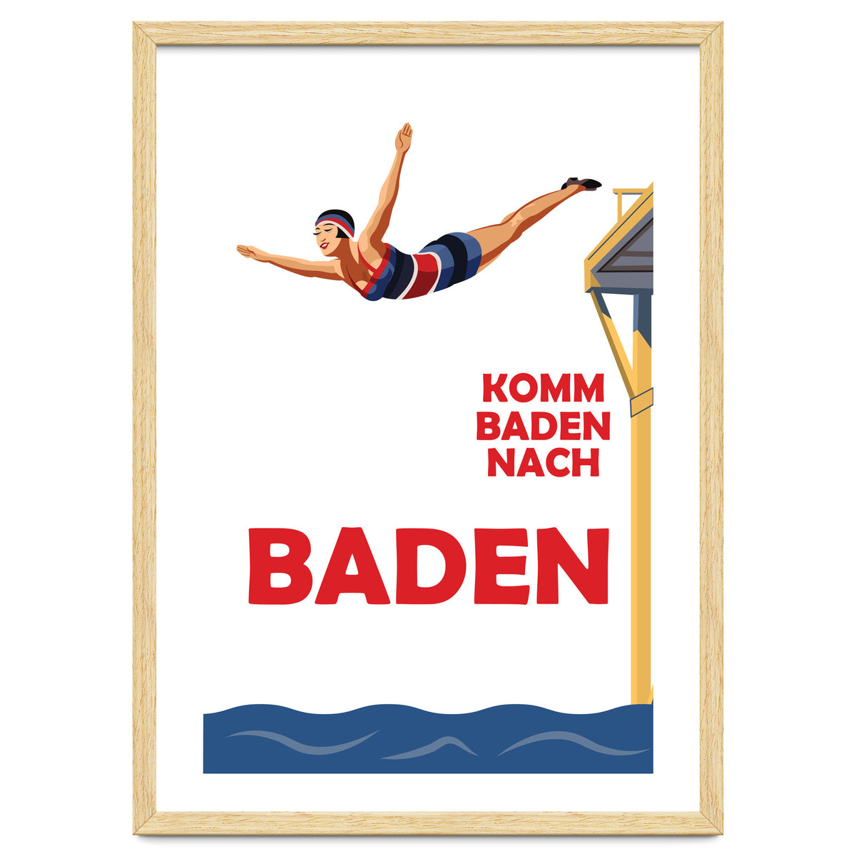 Baden Baden Swim Girl