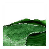 Green & Silver Agate Texture 10  (Print Only) thumbnail
