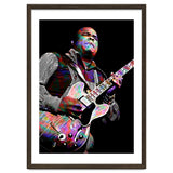 Freddie King American Blues Guitarist Colorful thumbnail