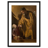 Sebastián Martínez / 'Saint Joseph with the Christ Child'. Ca. 1650. Oil on canvas. thumbnail