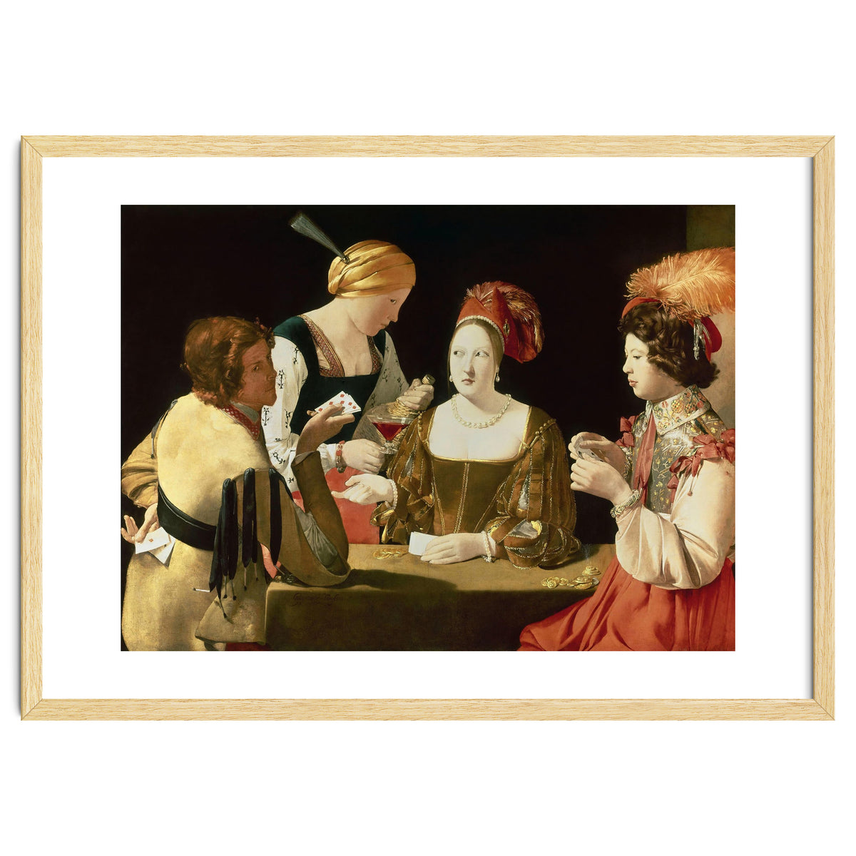 French school. The Cheater with the Ace of Diamonds. Le Tricheur à l'As de Carreaux. 17th century...