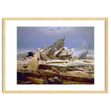 'The Sea of Ice', c. 1823-1824,  Oil on canvas, 96.7 x 126.9 cm. thumbnail