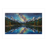 Midnight Mountain Reflection (Print Only) thumbnail