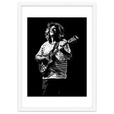 Pat Metheny American Jazz Guitarist Legend in Monochrome thumbnail