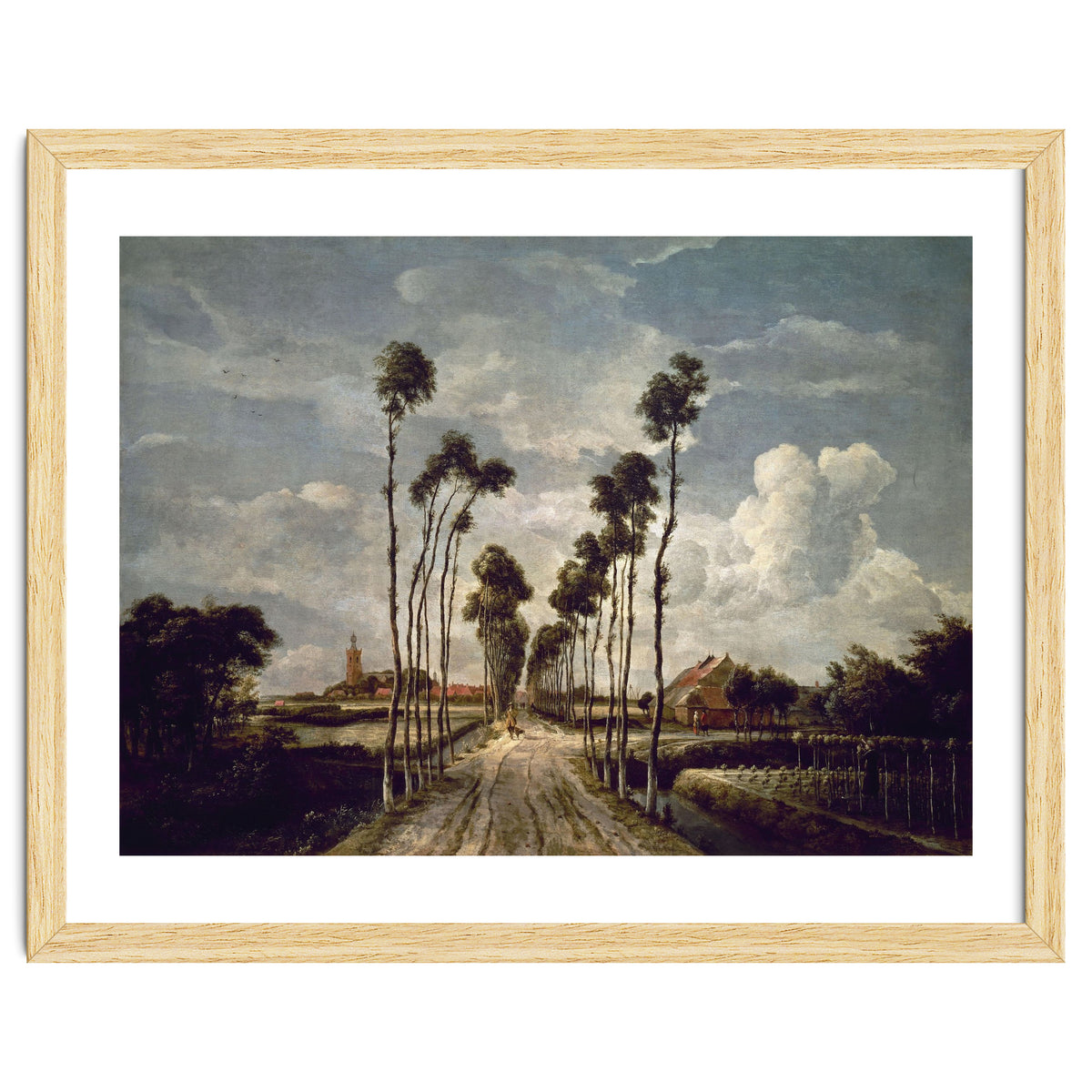 'The Avenue at Middelharnis', 1689, Oil on canvas, 103 x 141 cm.