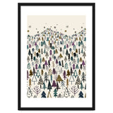 Mountain Forest Trees Winter thumbnail