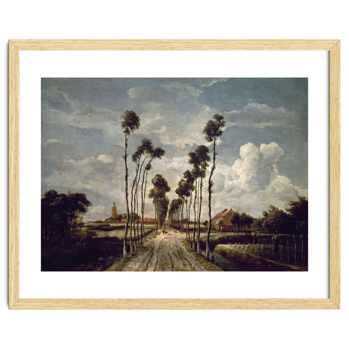 'The Avenue at Middelharnis', 1689, Oil on canvas, 103 x 141 cm.