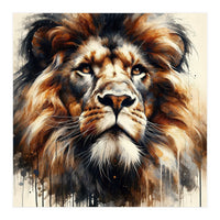 Powerful Lion (Print Only)