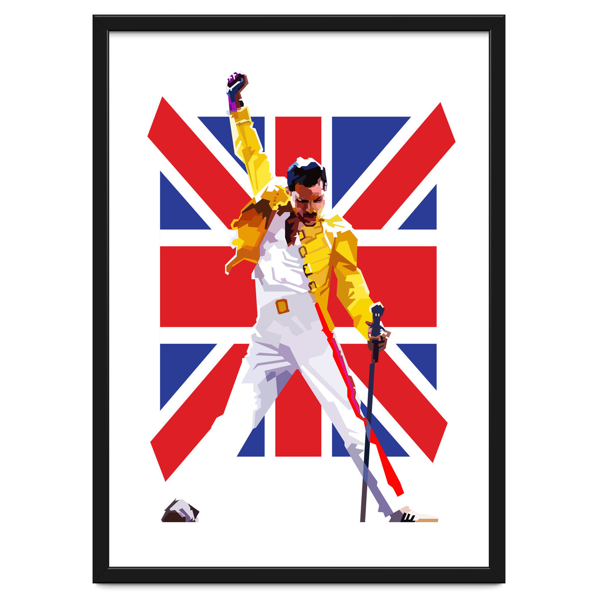 Pop Art Freddie Mercury Icon Rock Music