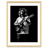 Pat Metheny American Jazz Guitarist Legend in Monochrome thumbnail