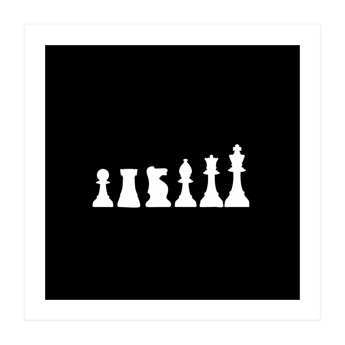 Chess  game Pieces (Print Only)