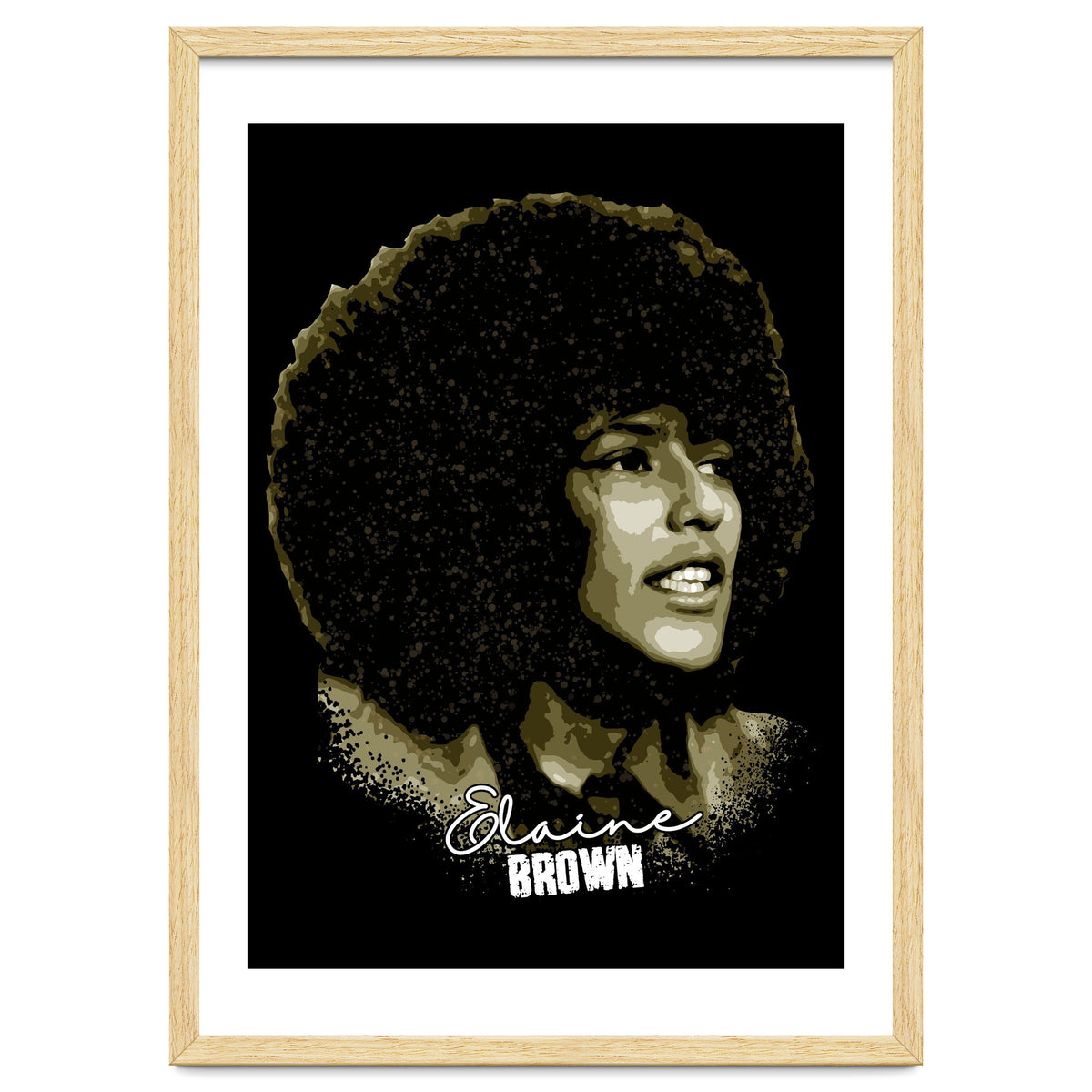 Vintage Elaine Brown American Prison Activist