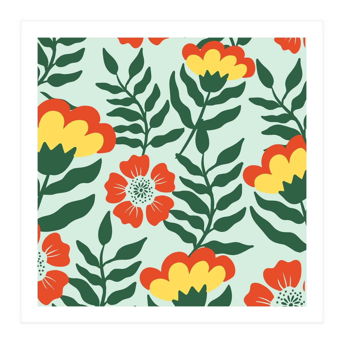 Every flower blooms in it's own time 🌸 (Print Only)