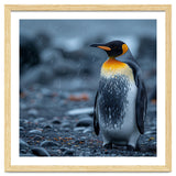 King Penguin Standing In The Rain thumbnail