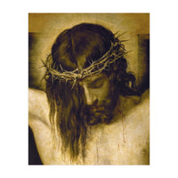 Crucified Christ (detail of the head). Cristo crucificado. Madrid, Prado museum. (Print Only)