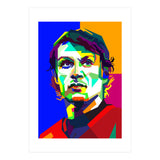 Paolo Maldini Italian Classic Football WPAP (Print Only) thumbnail