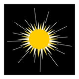 Yellow Bright Radiant Shinning Sun (Print Only) thumbnail