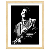 Cannonball Adderley American Jazz Saxophonist in Grayscale thumbnail