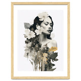 Collage Of A Woman And Flowers thumbnail