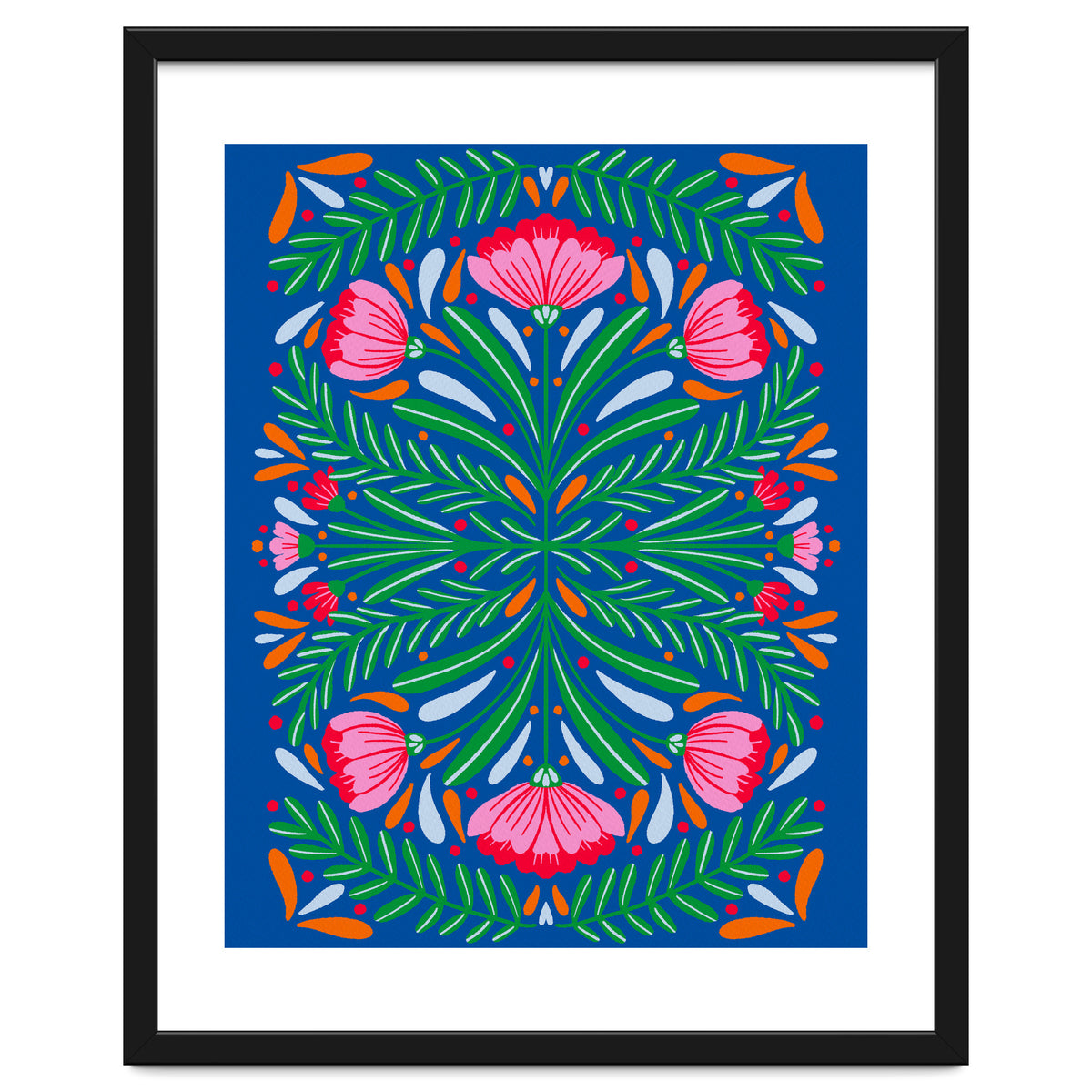 Bold Symmetrical Flowers