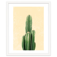 Tall Cactus, Minimal Desert Saguaro Art