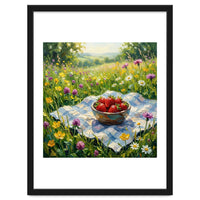 Summer Strawberries in the Meadow
