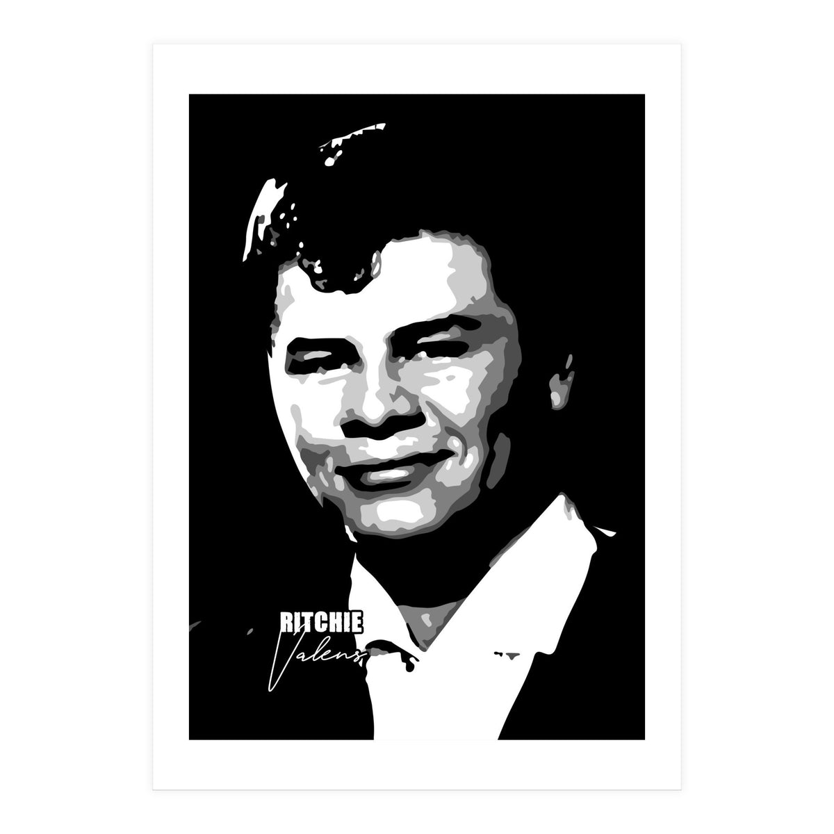 Ritchie Valens American Rock Musician Legend (Print Only)