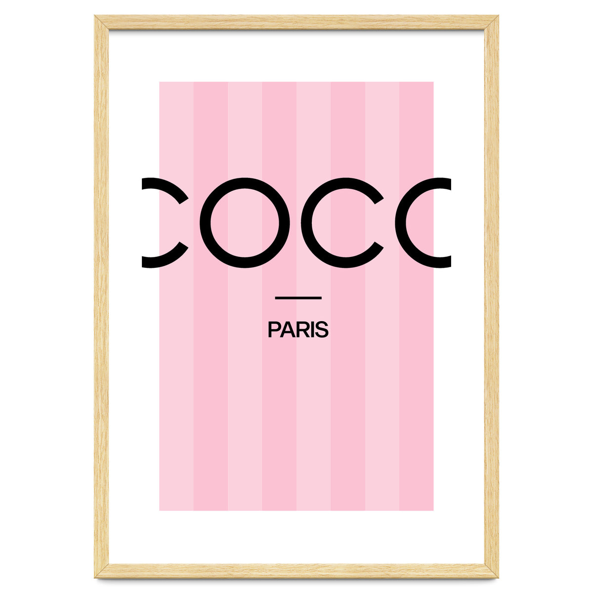 Paris Fashion Quote Art, Coco Chanel, Chic Decor
