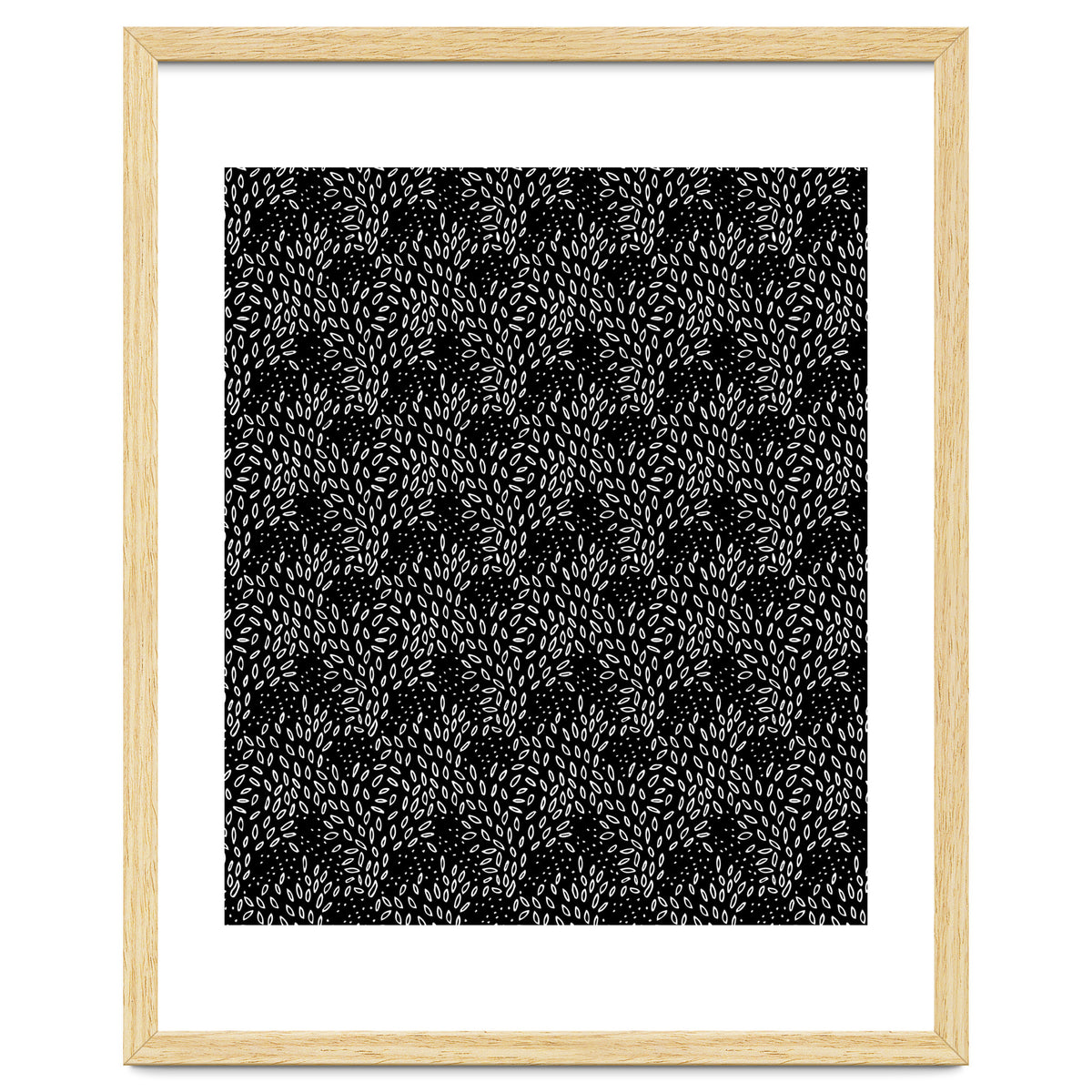Black Floral Pattern
