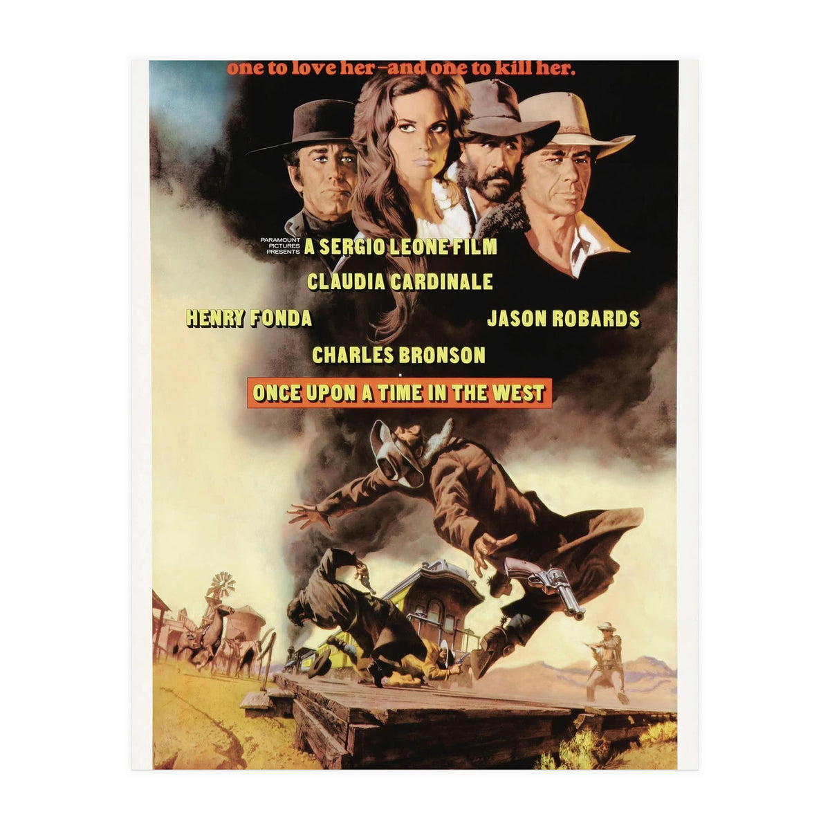 ONCE UPON A TIME IN THE WEST (1968), directed by SERGIO LEONE. (Print Only)