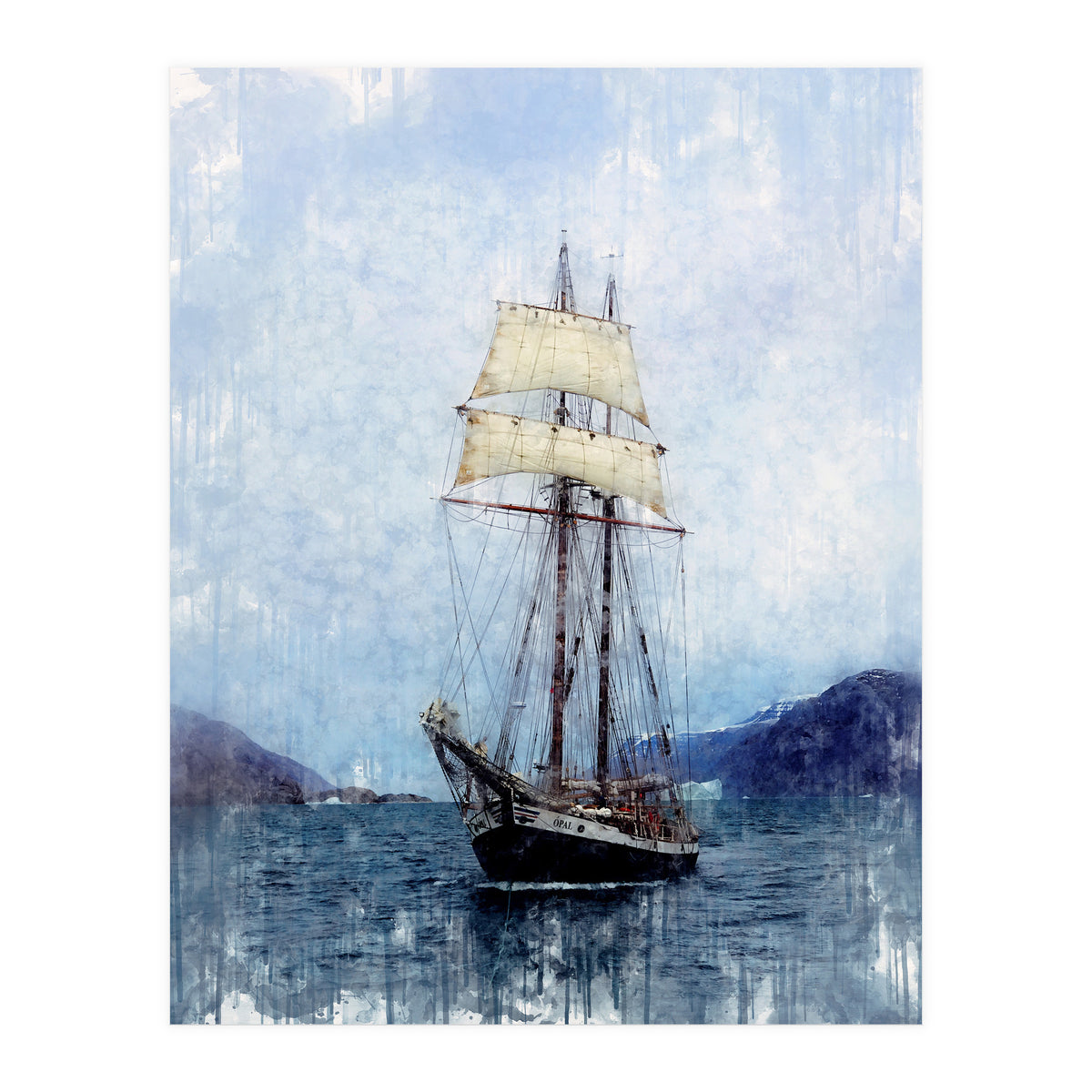 strong determination to start the ship's adventure (Print Only)