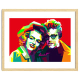 Marilyn Monroe And James Dean Pop Art WPAP thumbnail