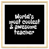 World's most coolest and awesome teacher thumbnail