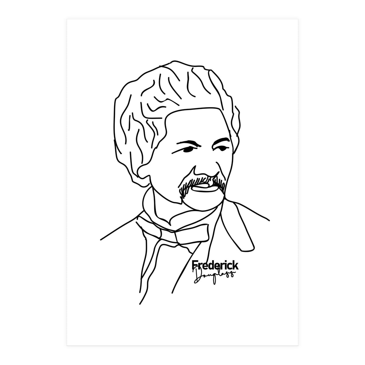 Frederick Douglass Illustration (Print Only)