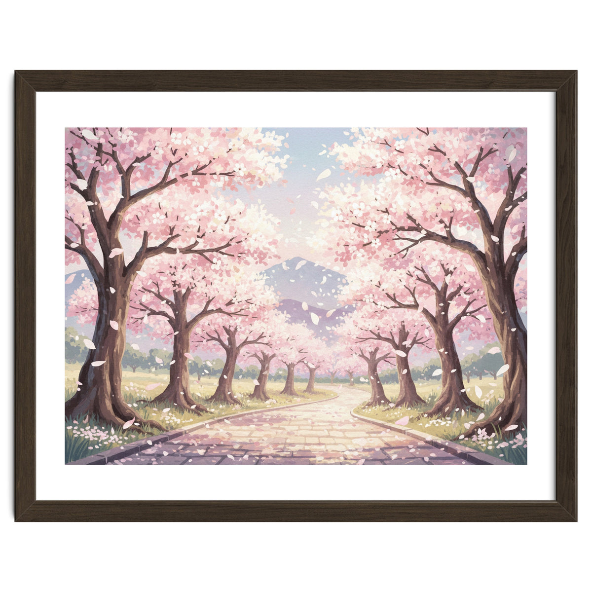 Sakura Path: Serene Cherry Blossom Avenue