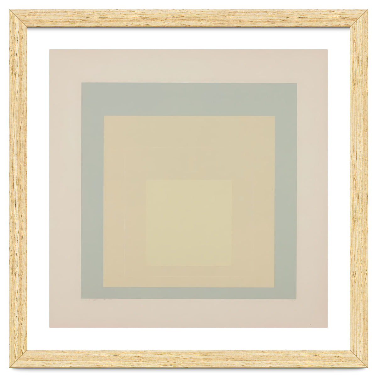 JOSEF ALBERS - HOMAGE TO THE SQUARE