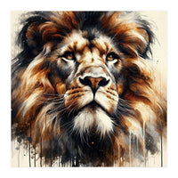 Powerful Lion (Print Only)
