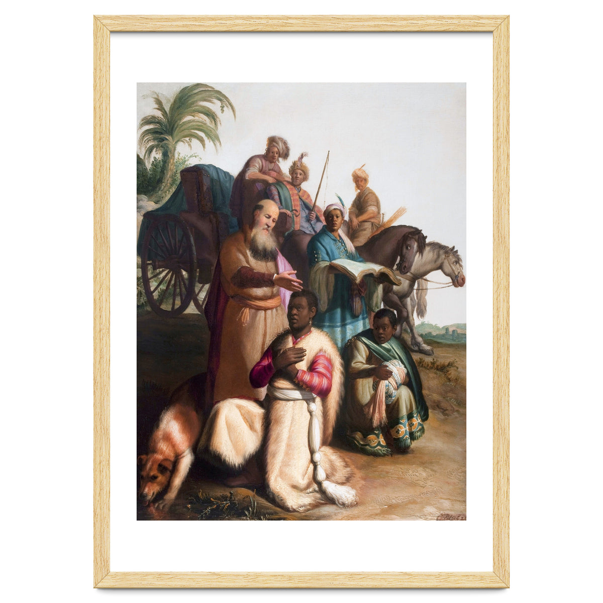 Rembrandt – The Baptism of the Eunuch (1626)