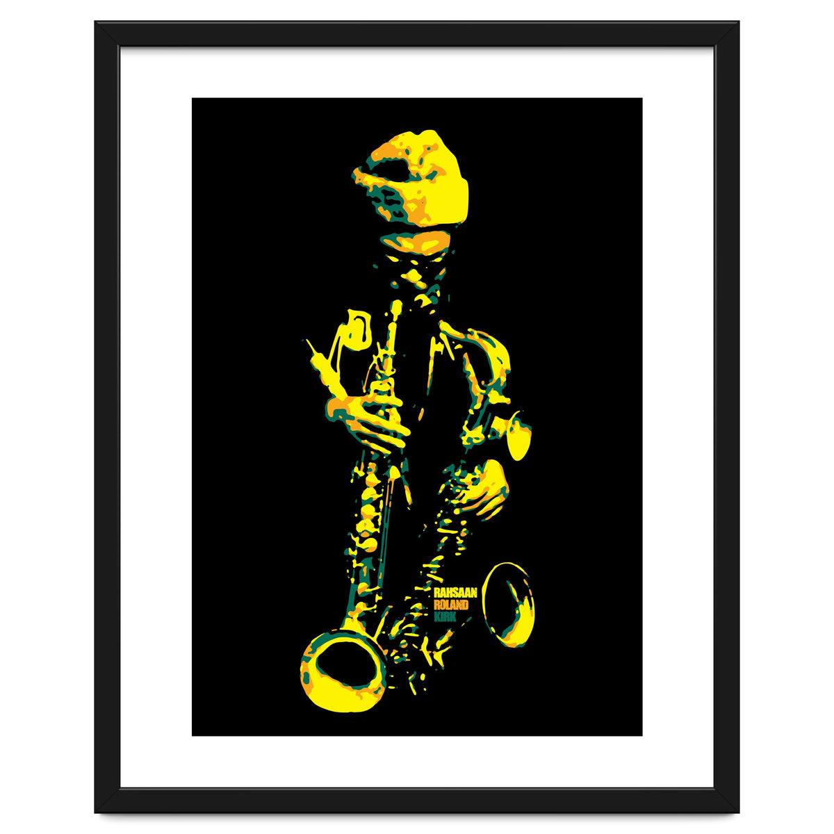 Rahsaan Roland Kirk in Pop Art