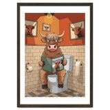 Highland Cow On The Toilet thumbnail
