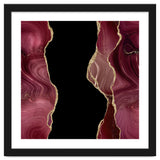 Burgundy & Gold Glitter Agate Texture 02 thumbnail