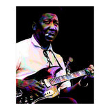Muddy Waters American Blues Singer Legend Colorful Art (Print Only) thumbnail
