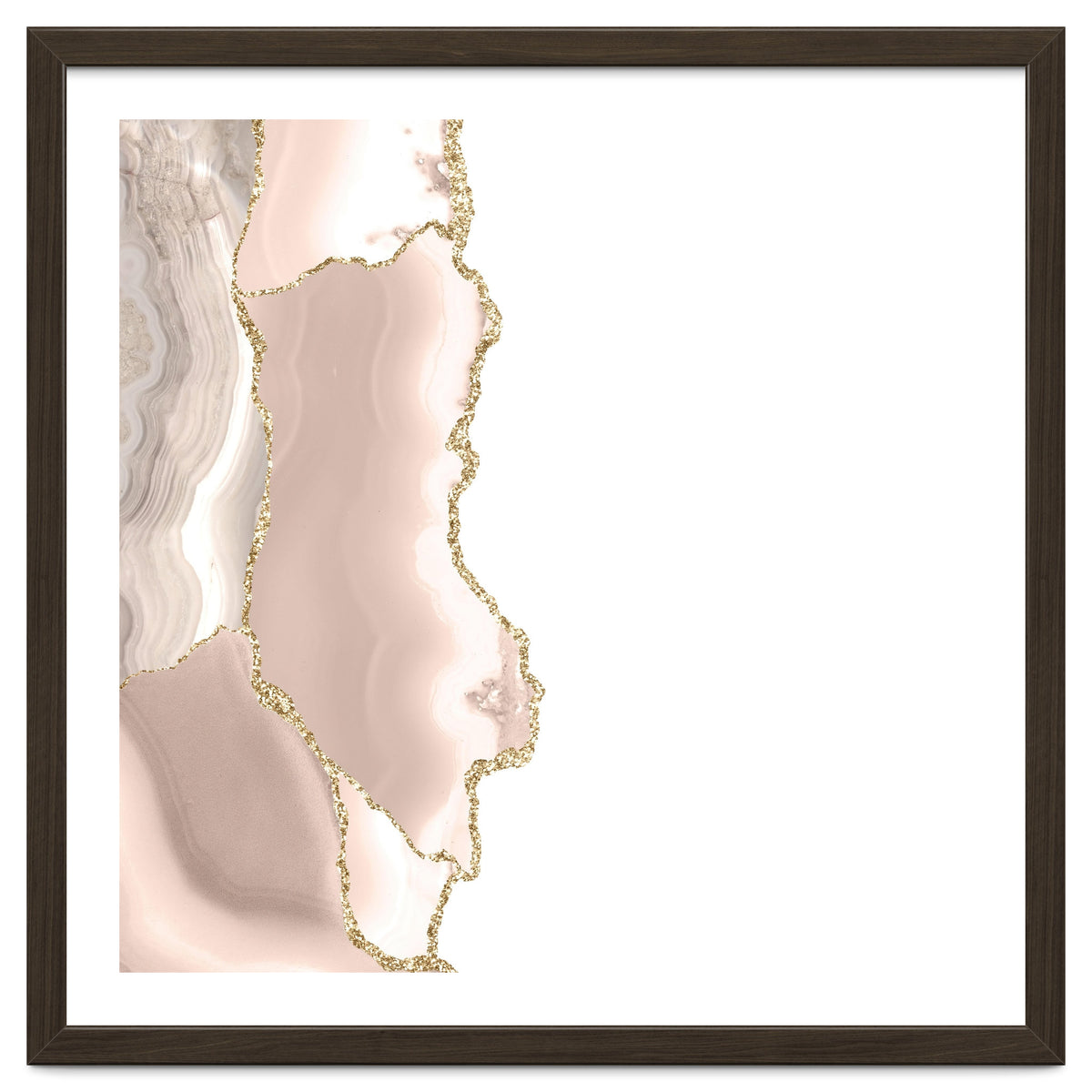 Ivory & Gold Agate Texture 05