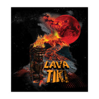 Volcano Lava Tiki (Print Only)