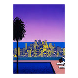 Hiroshi Nagai - City Pop At Night, Swimming Pool (Print Only) thumbnail